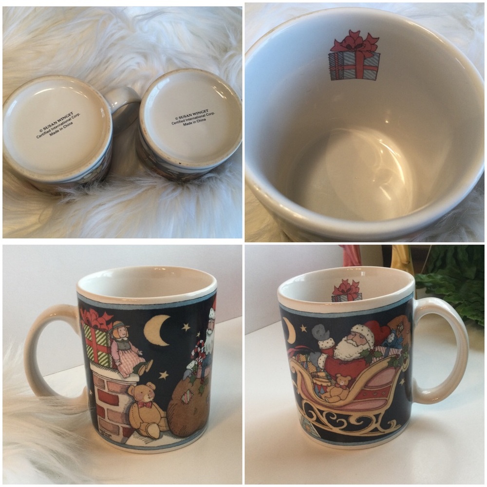 Susan Winget 2 Beautiful Mugs !